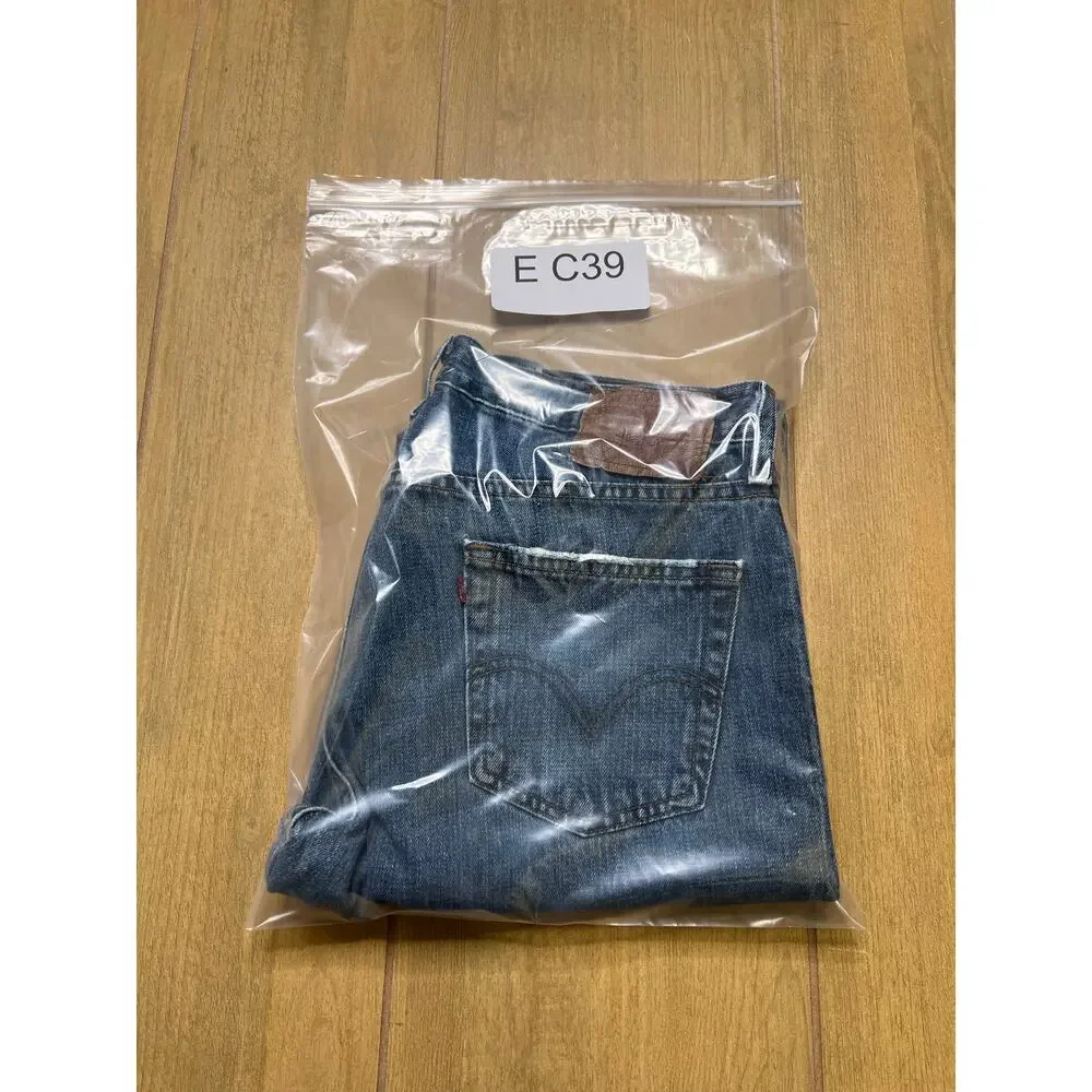 Vintage Levis 514 Slim‎ Straight 33x32 Blue Jeans Denim Fade Y2K boho Western